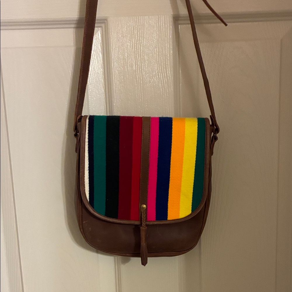 Striped Multicolor Crossbody Bag